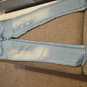 Light Blue Distressed Jeans